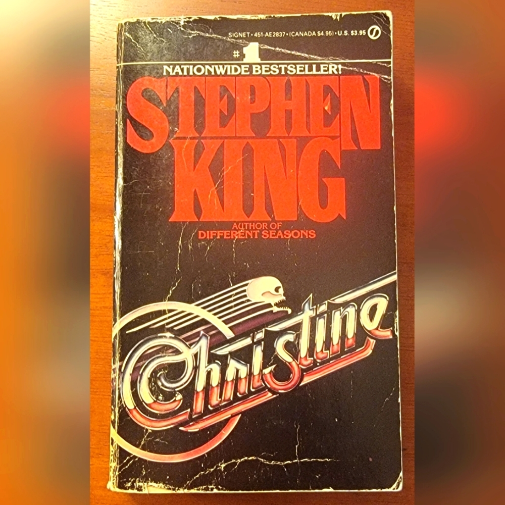 Vintage Stephen King Christine Paperback